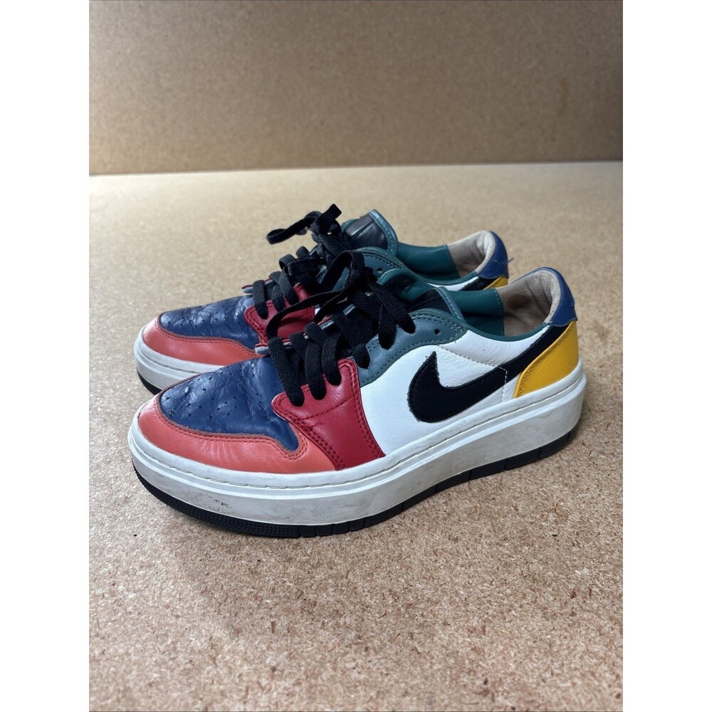 WMNS NIKE AIR JORDAN 1 ELEVATE LOW SE MULTI COLOR SAIL-BLACK SZ 8.5 [DX3951-100]